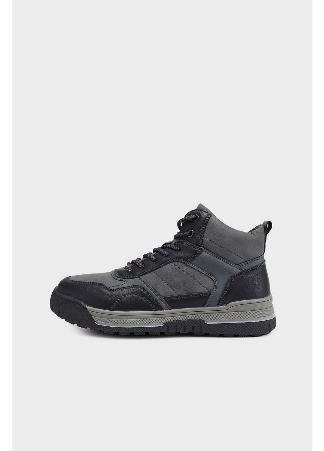 Серые зимние ботинки мужские цвет серый cb-00275542 Yuki