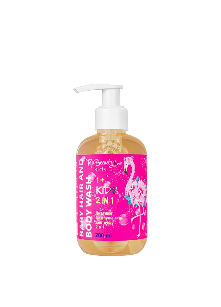 Детский шампунь-гель для душа 2 в 1 Baby Hair Body Wash, 200 мл Top Beauty (351856645)