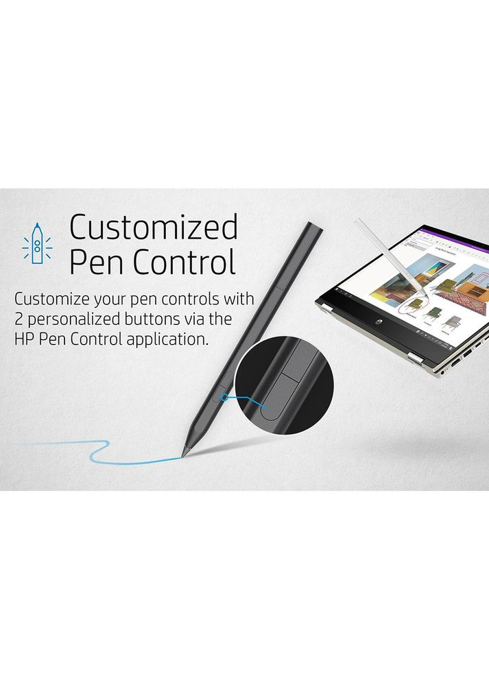 Стилус Rechargeable MPP 2.0 Tilt Pen Black (3J122AA) HP (322908676)