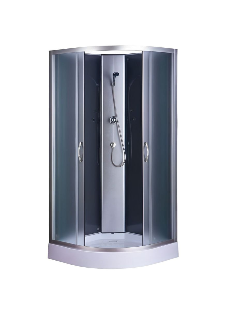 Душовий бокс півкруглий без даху SAN L90FFS (L90F) (3уп.) Bravo (299997511)