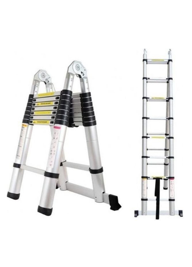 Драбина трансформери алюмінієві розкладна висота 4.4 м (2104618749) No Brand (367056666)