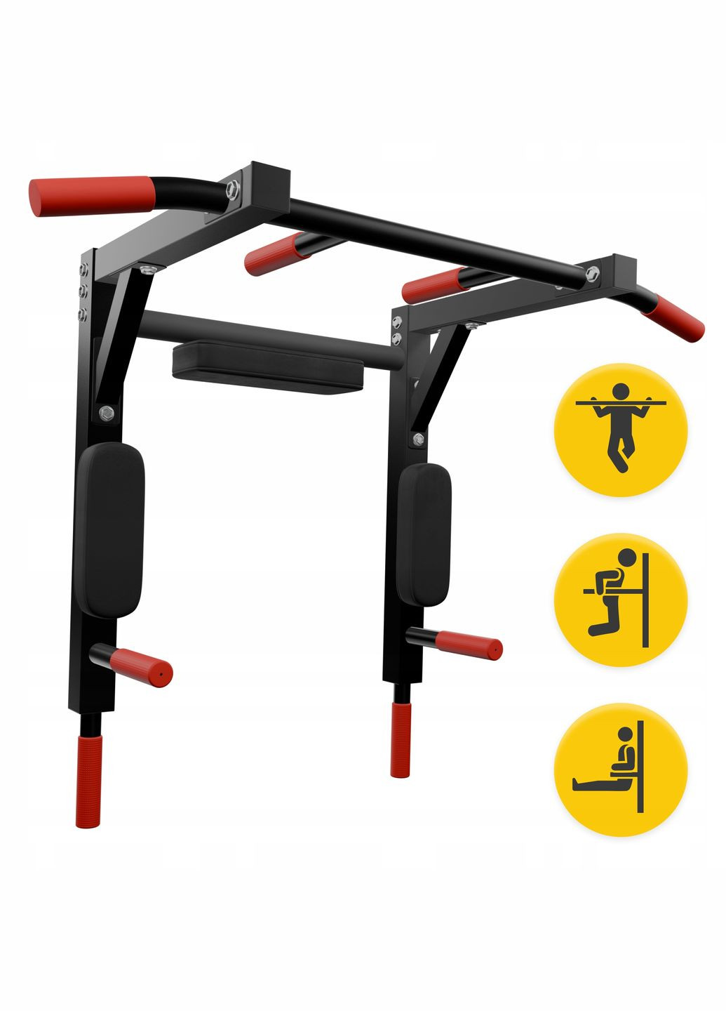 Турнік-бруси навісний 2 в 1 Black () 4FIZJO P-5905973402644 (311290617)