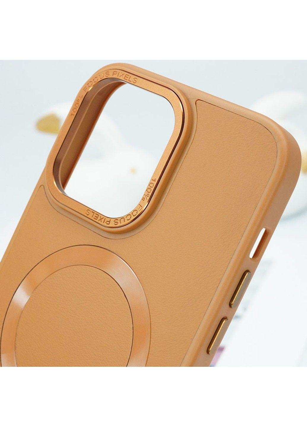 Шкіряний чохол Bonbon Leather Metal Style with MagSafe для Apple iPhone 14 Pro (6.1") Epik (292005068)
