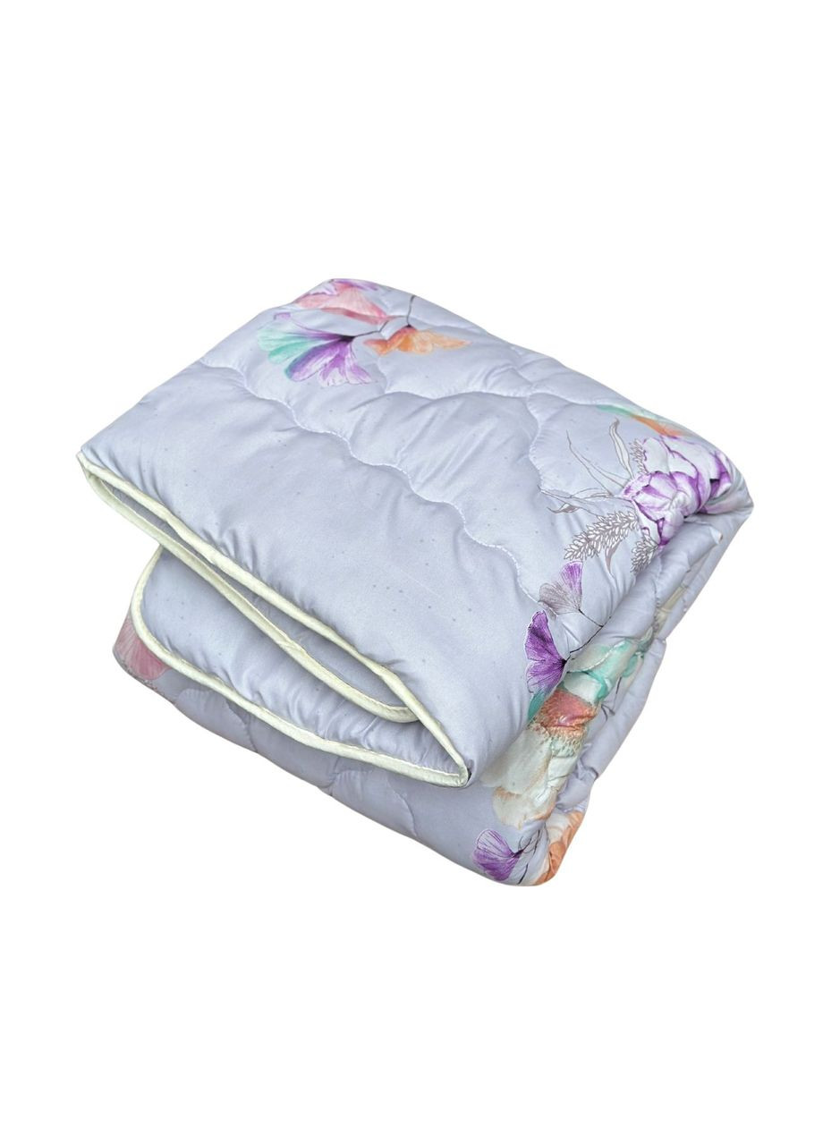 Ковдра холлофайбер євро 200х210 світло-блакитна осінь/зима/весна KL187 Ananasko (322860074)