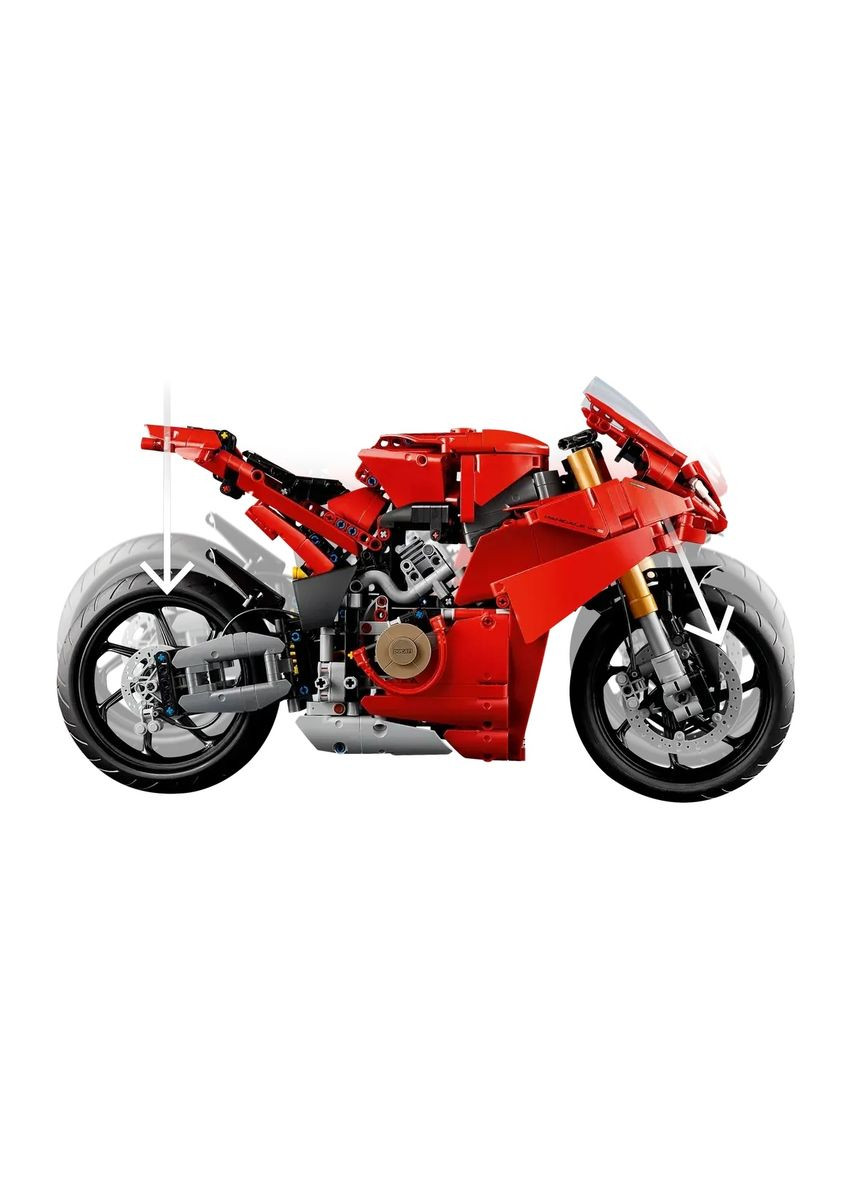 Конструктор Technic Мотоцикл Ducati Panigale V4 S, 1603 деталі () Lego 42202 (328396363)