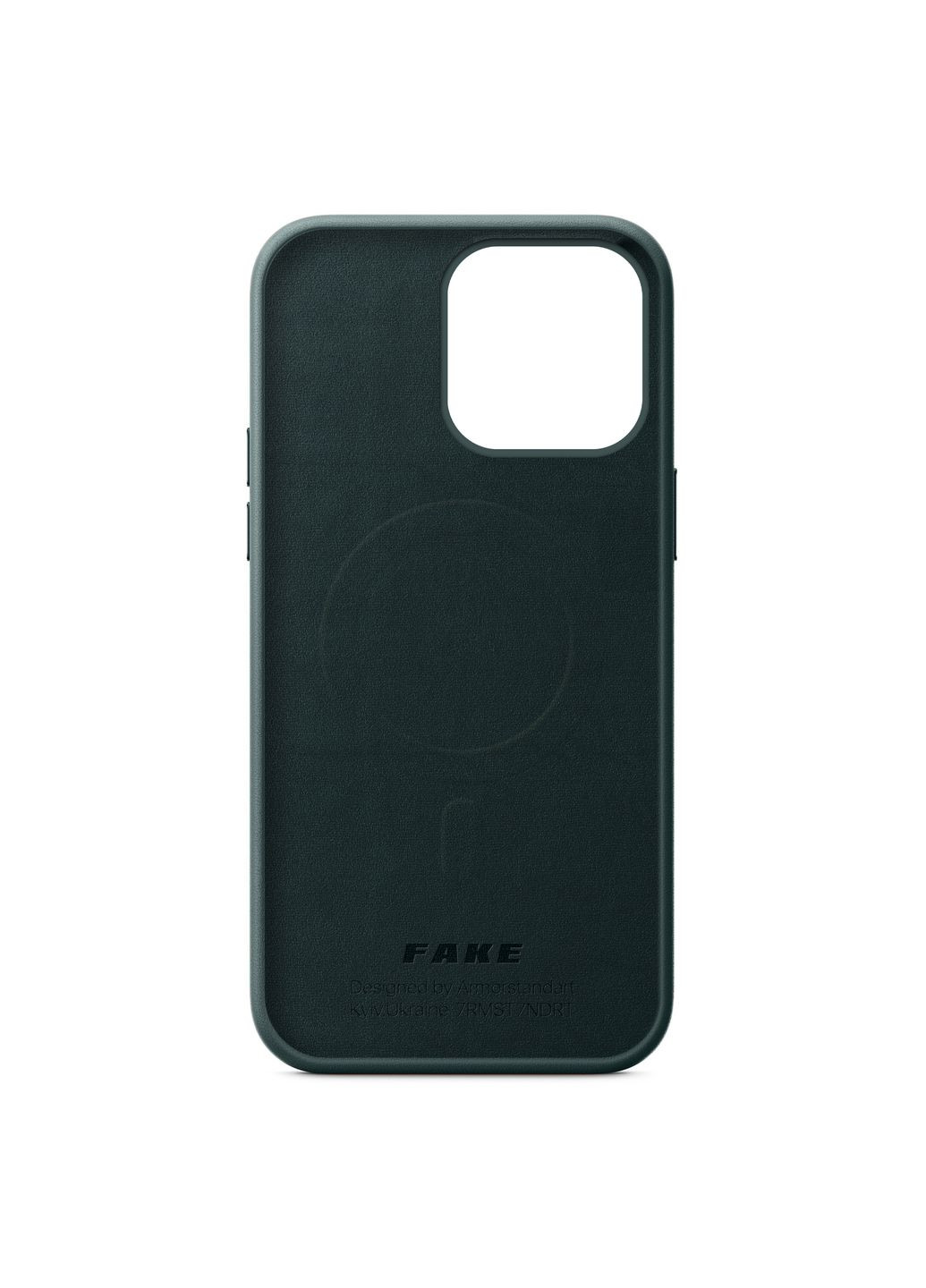 Панель FAKE Leather Case для Apple iPhone 14 Pro Max Shirt Green (ARM64402) ArmorStandart (260010093)