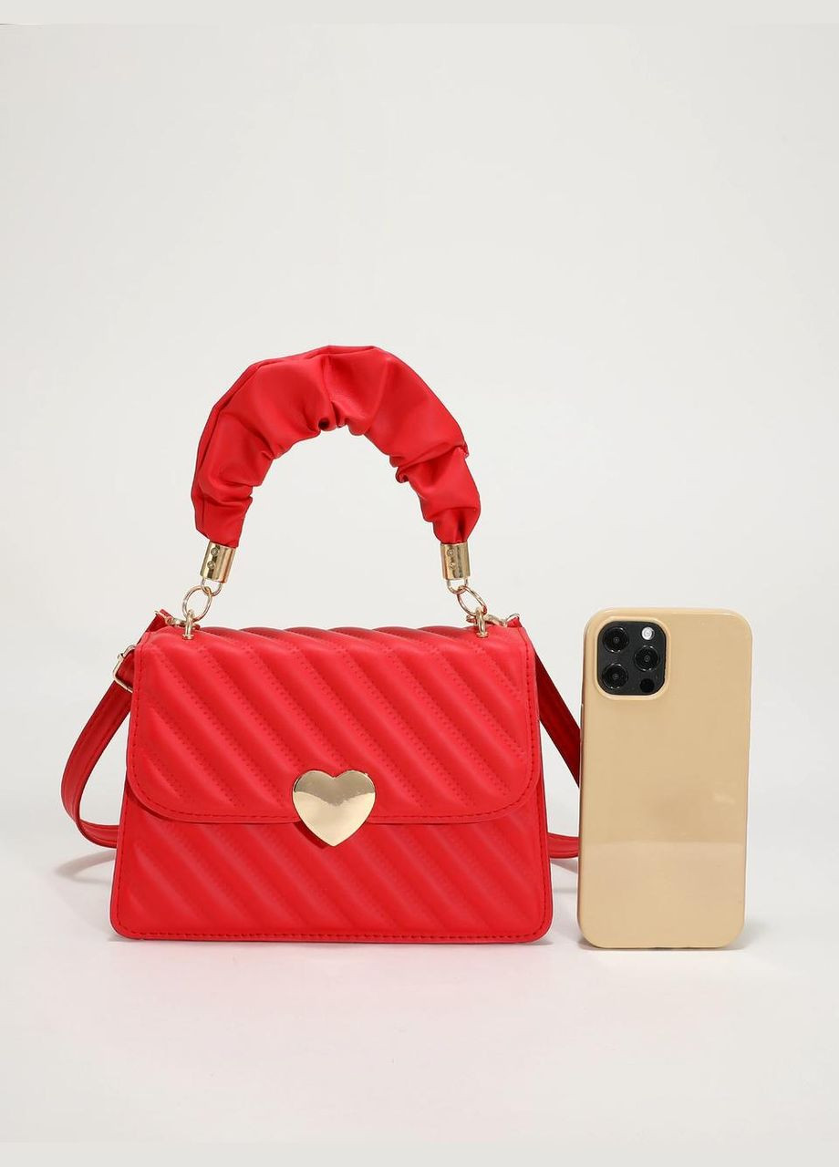 Женская сумка 6557 кросс-боди красная No Brand (306709532)