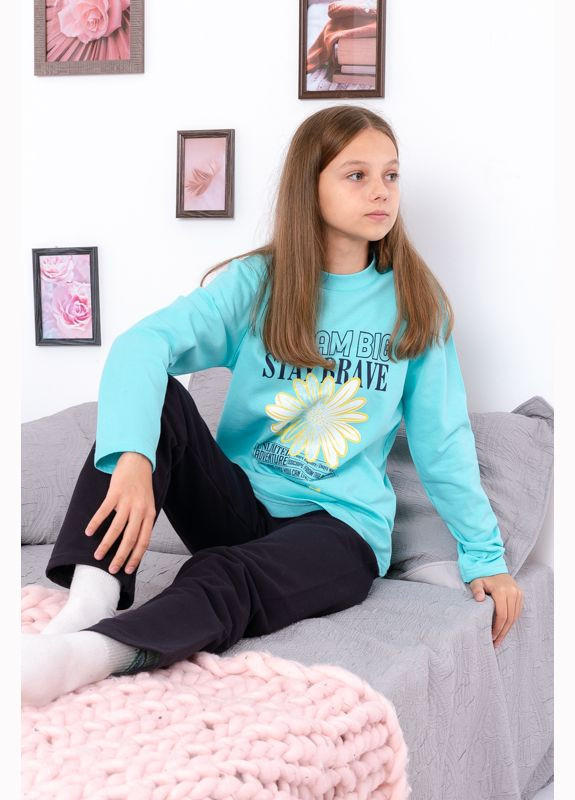 Голубая пижама для девочки (подростковая) (p-12370) Носи своє