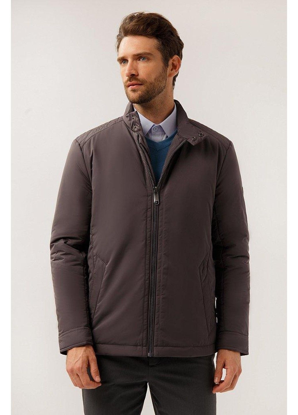 Темно-серая демисезонная куртка a19-21033-202 Finn Flare