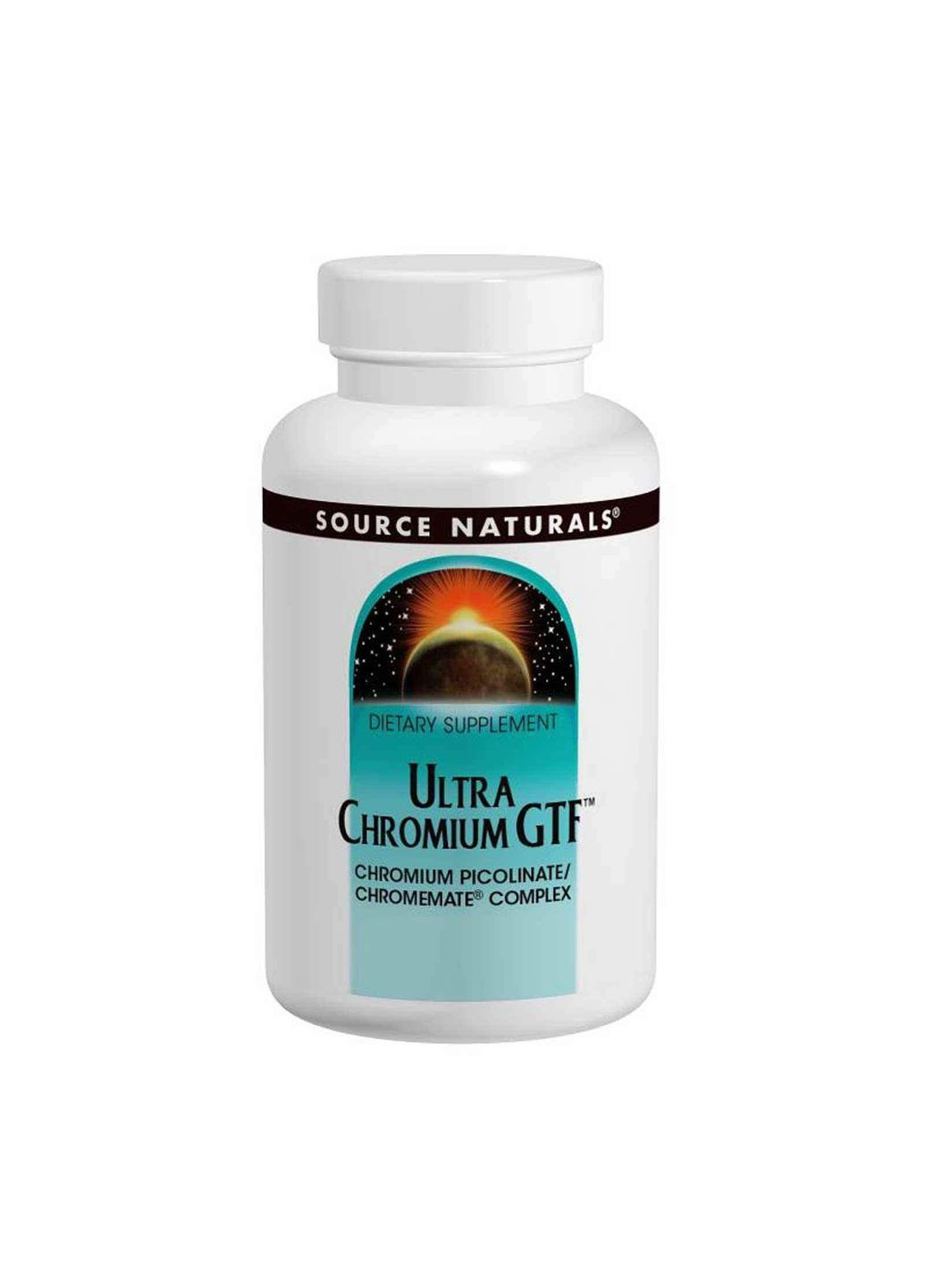 Хром ультра, Ultra Chromium GTF,, 200 мкг, 120 таблеток Source Naturals (362369411)