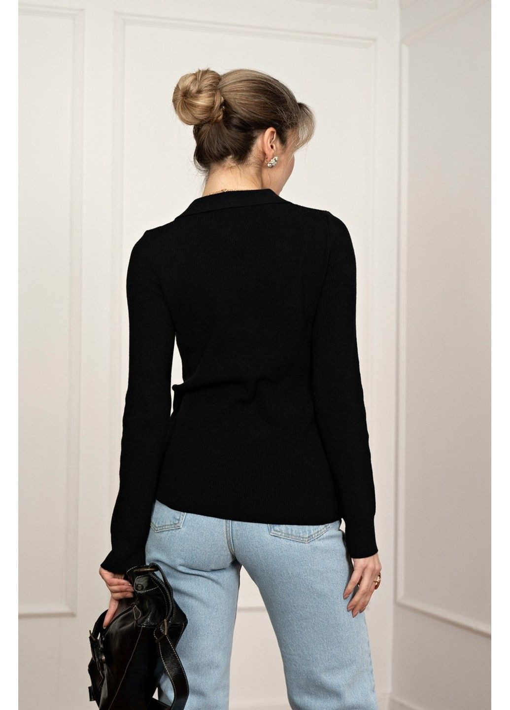 Чорний демісезонний джемпер jw972 Sewel