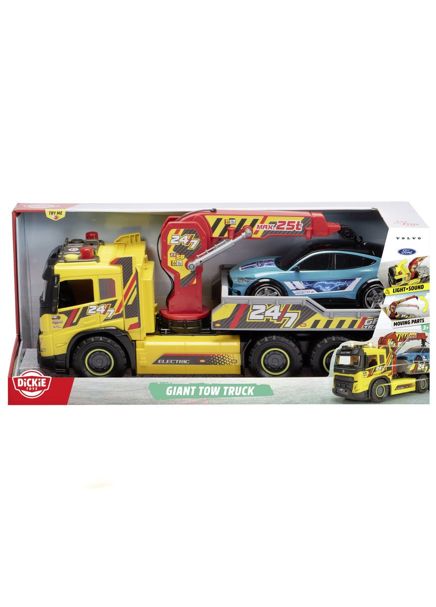 Автомобиль Вольво Эвакуатор с машинкой, звук, свет, 55 см () Dickie toys 3749039 (361400211)