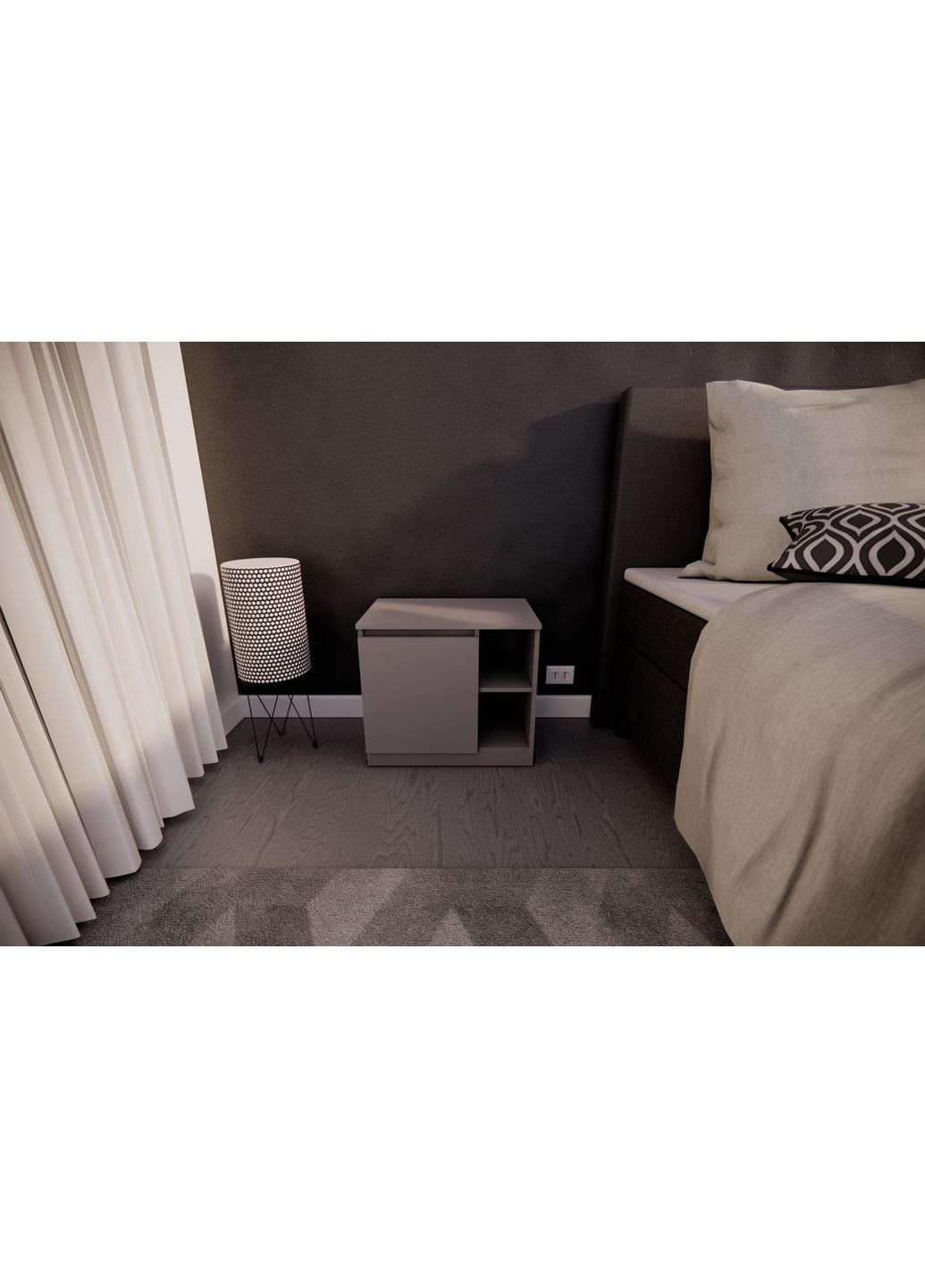 Тумба приліжкова 60х40х54.5cм MEBEX (352729445)