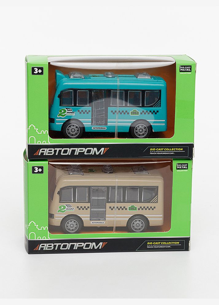 Игрушка – металлический автобус цвет разноцветный CB-00226007 АВТОПРОМ (333298999)
