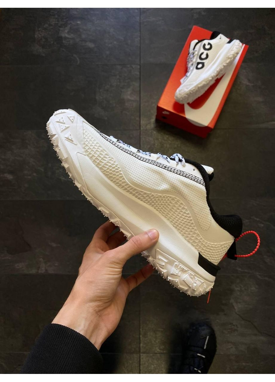 Білі Осінні кросівки чоловічі nike acg mountain fly 2 white найк асж маунс флай No Brand