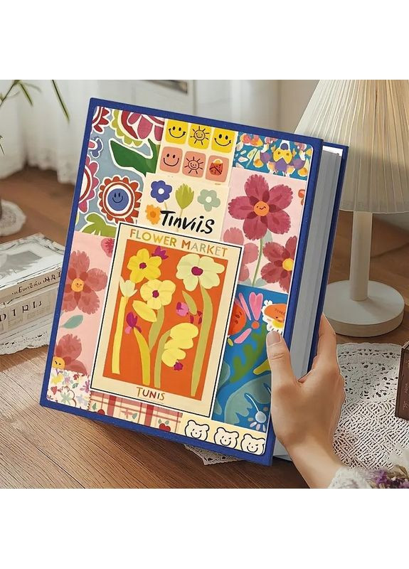 Фотоальбом для Instax Mini/Liplay/Polaroid 300/Z2300/SHARE SP-1/SP-2/link на 200 фото Flower Market Fujifilm (365721224)