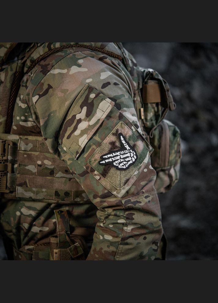 Нашивка Skeleton shooter (вишивка) Black M-TAC (315047809)