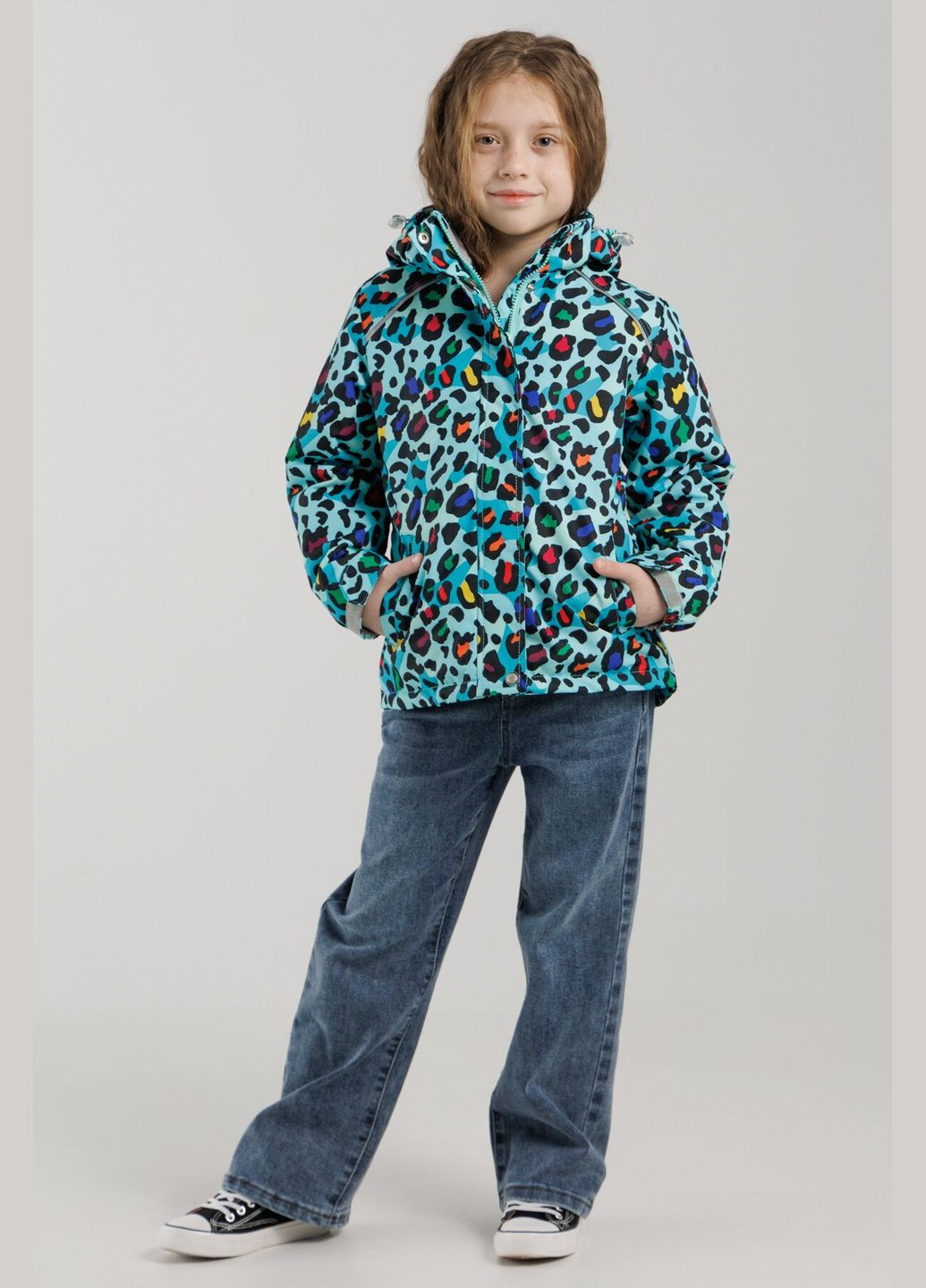 Мятная демисезонная куртка для девочки b26-017 134 см мятный (2000990235558d) shop (2000990235558) Snowgenius