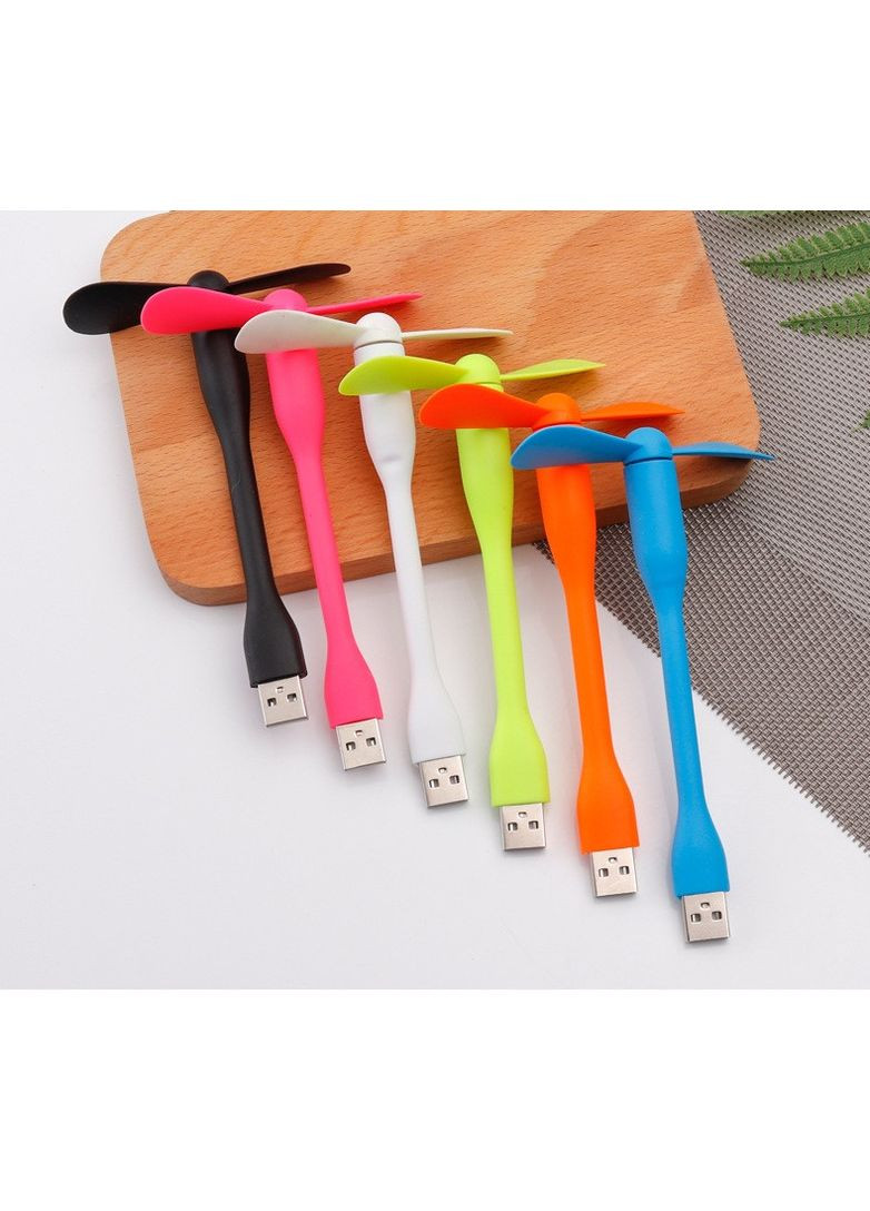 Портативний гнучкий USB вентилятор ручной міні, Оригінал No Brand (366668616)