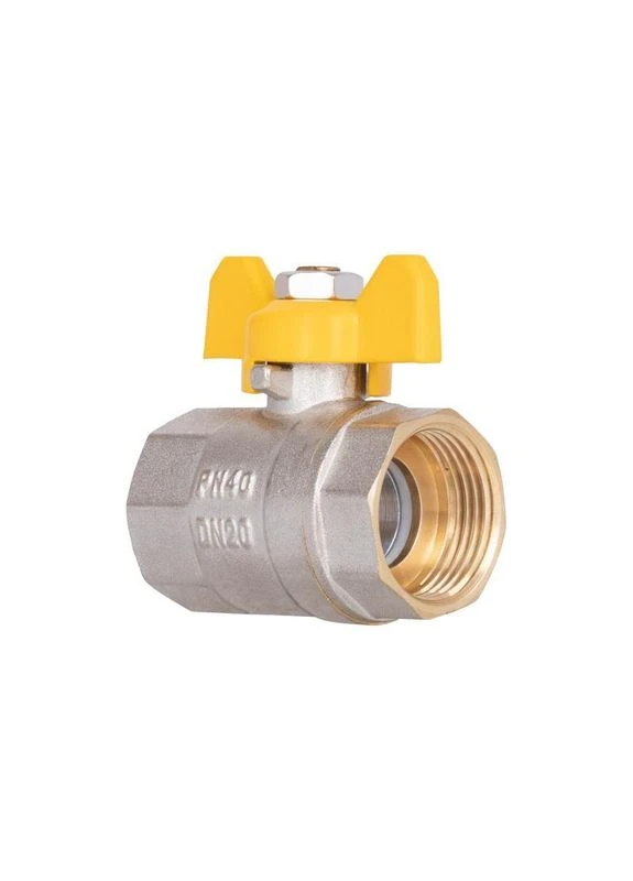 Шаровой кран Base 3/4" ВР для газа (бабочка) SD602G20 Thermo Alliance (397564454)