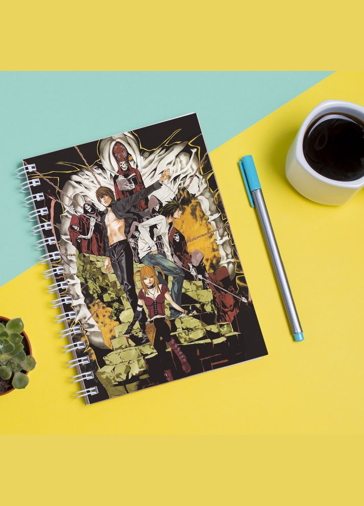 Скетчбук (Sketchbook) з принтом "Death Note - Тетрадь смерті 3" Кавун блокнот для малювання (316132805)