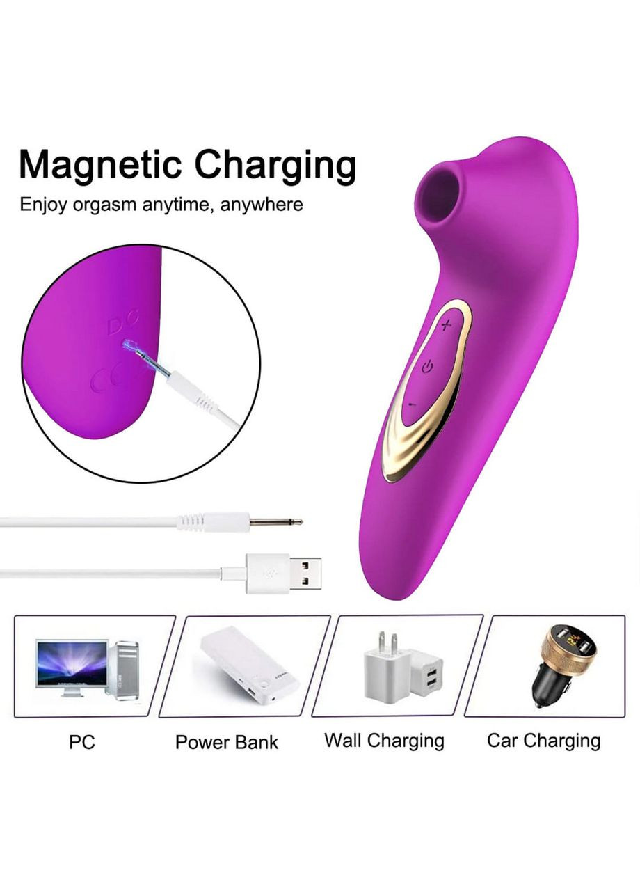 Вакуумный вибратор, вибростимулятор вакуумно-волновой стимулятор клитора вебратор с пультом China (317747445)