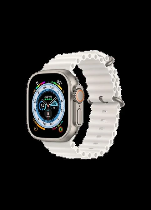 Смарт-часы Watch Ultra GPS + Cellular 49mm Titanium Case with White Ocean Band (MNH83/MNHF3) Apple (323615474)