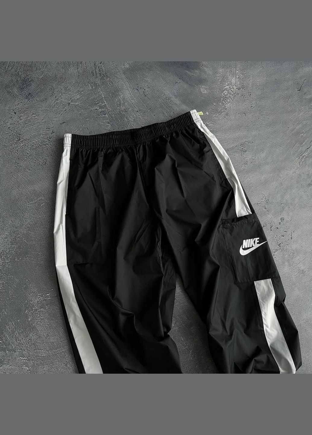 Черные демисезонные брюки No Brand