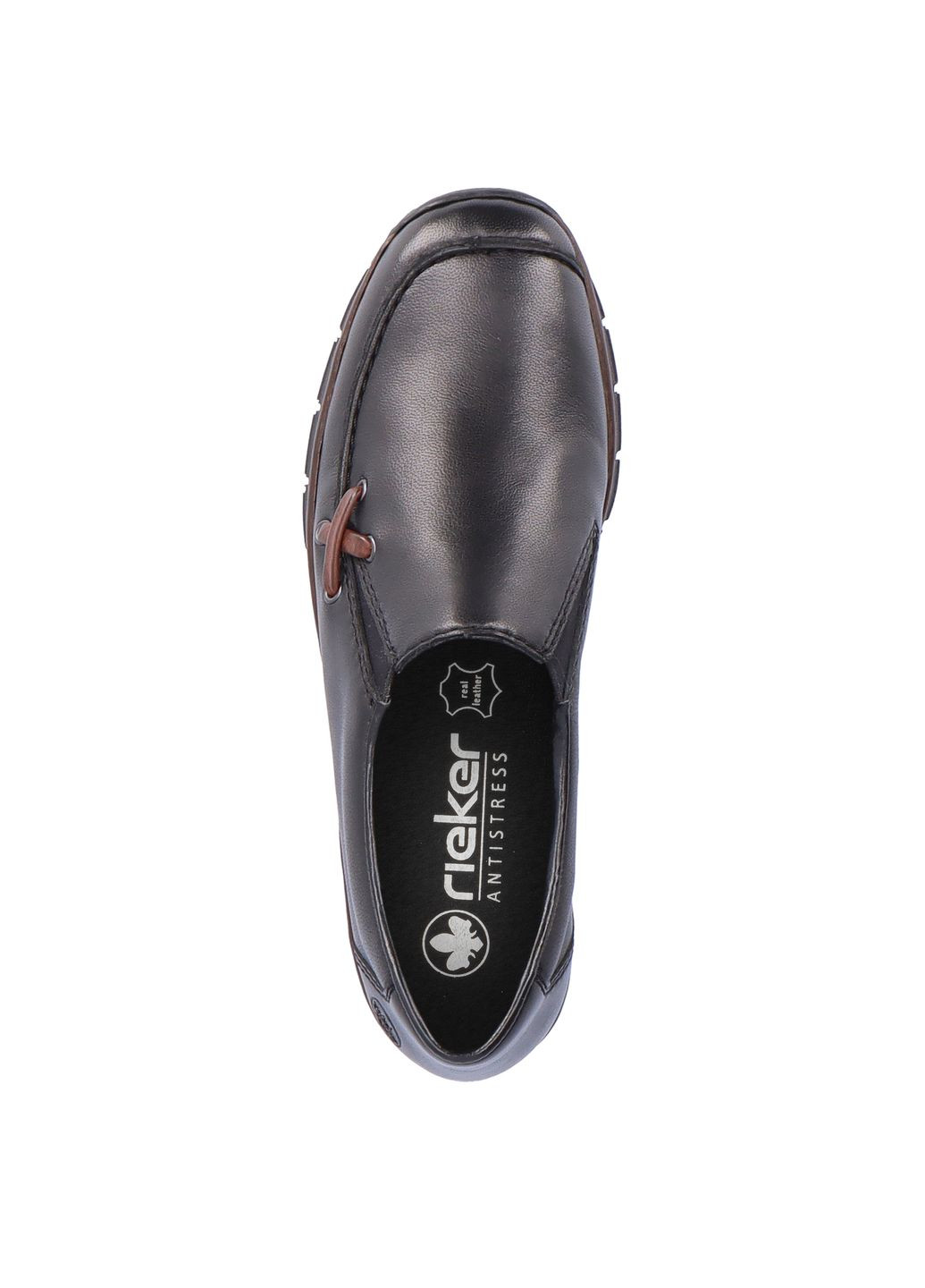 Rieker Демисезонные повседневные туфли черный з натуральная кожа, германия — демисезон (298796726)