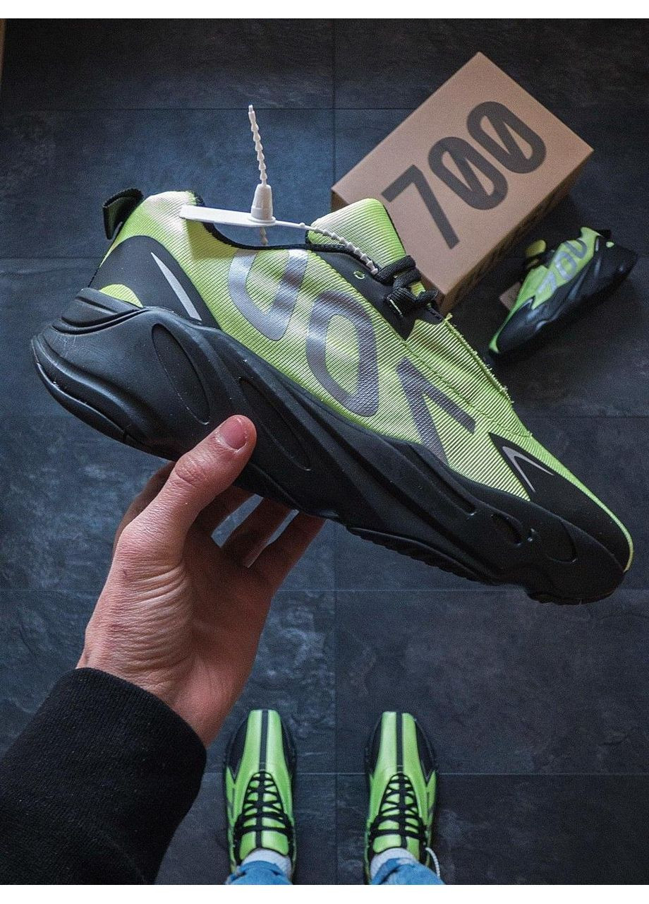 Чорні Осінні кросівки чоловічі adidas yeezy boost 700 адідас ізі буст No Brand