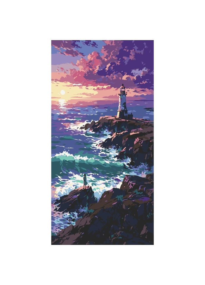 Картина по номерам "Волнующее море" 11573-AC 40х80 см Art Craft (308254239)