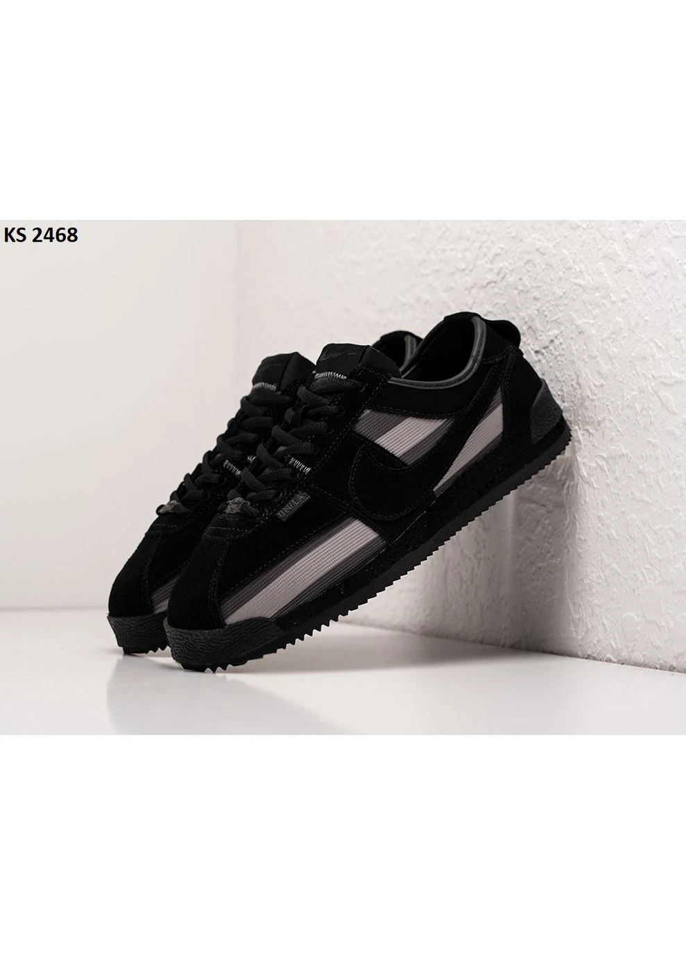 Чорні літні кросівки nike cortez x union gray black найк кортез No Brand