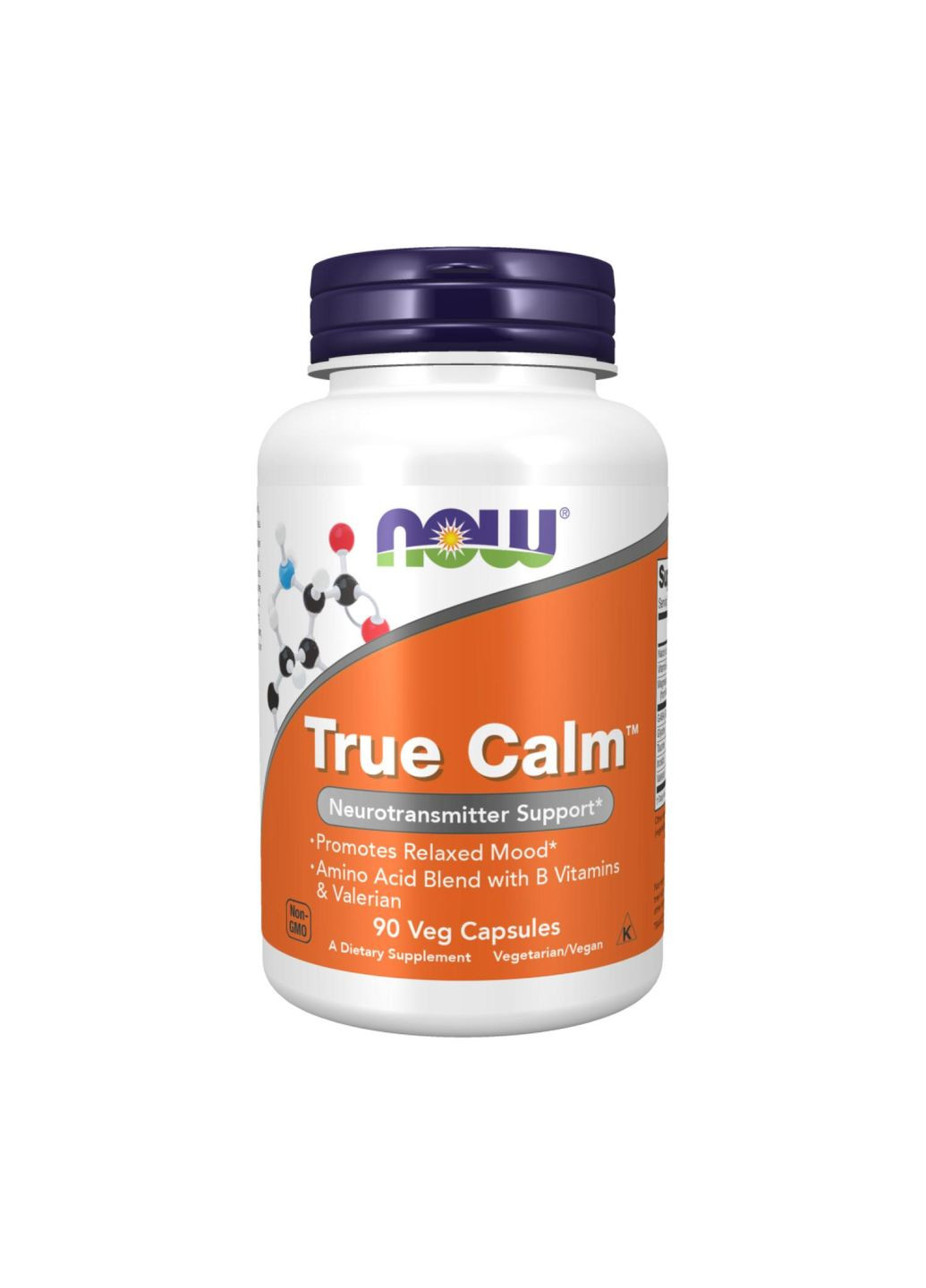 True Calm Вітаміни для настрою 90 капсул Now Foods (346086695)