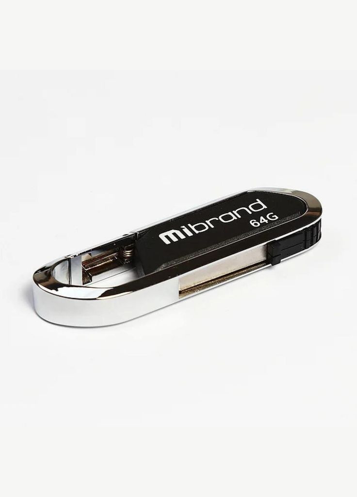 USB флеш накопичувач (MI2.0/AL64U7B) Mibrand 64gb aligator black usb 2.0 (271044528)