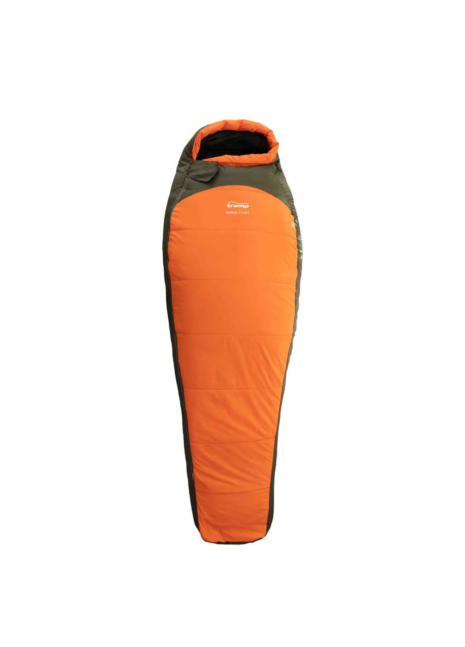 Спальный мешок Boreal Long кокон левый orange/grey 225/8055 UTRS-061L-L Tramp (290193619)