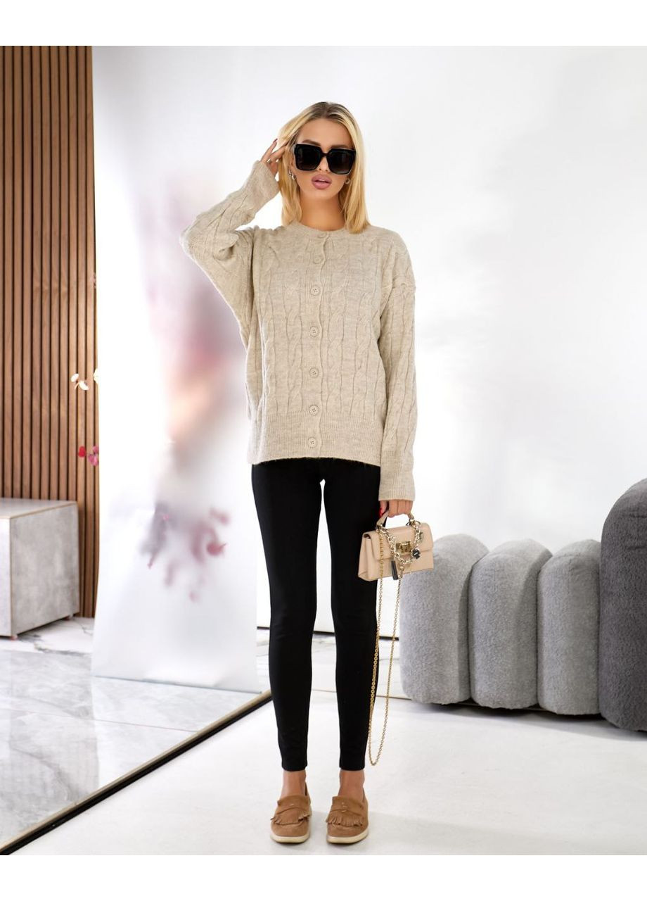 Светло-бежевый демисезонный кардиган Vione