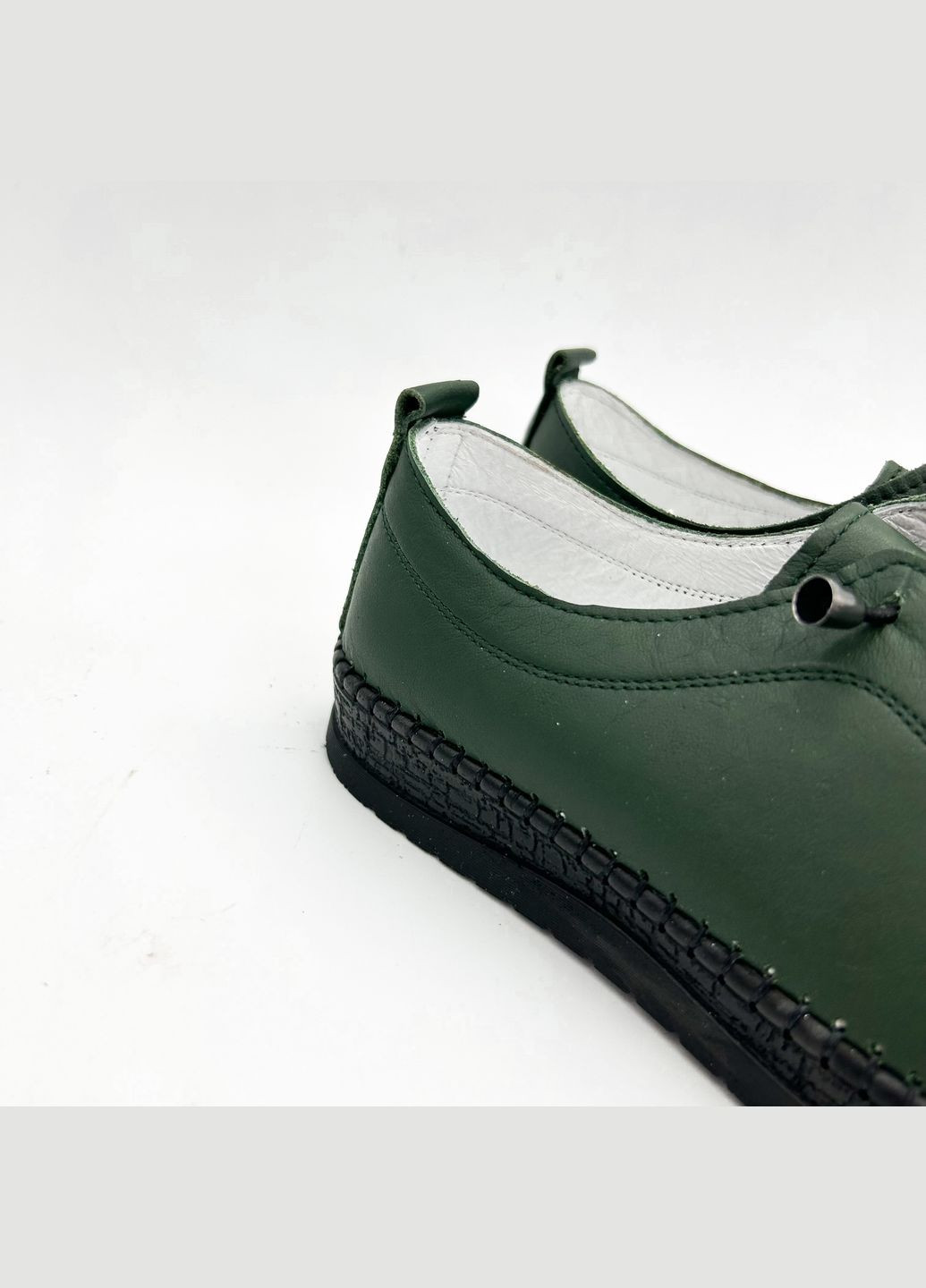 Зеленые мокасины (р) кожа 0-1-1-102-0 Allist