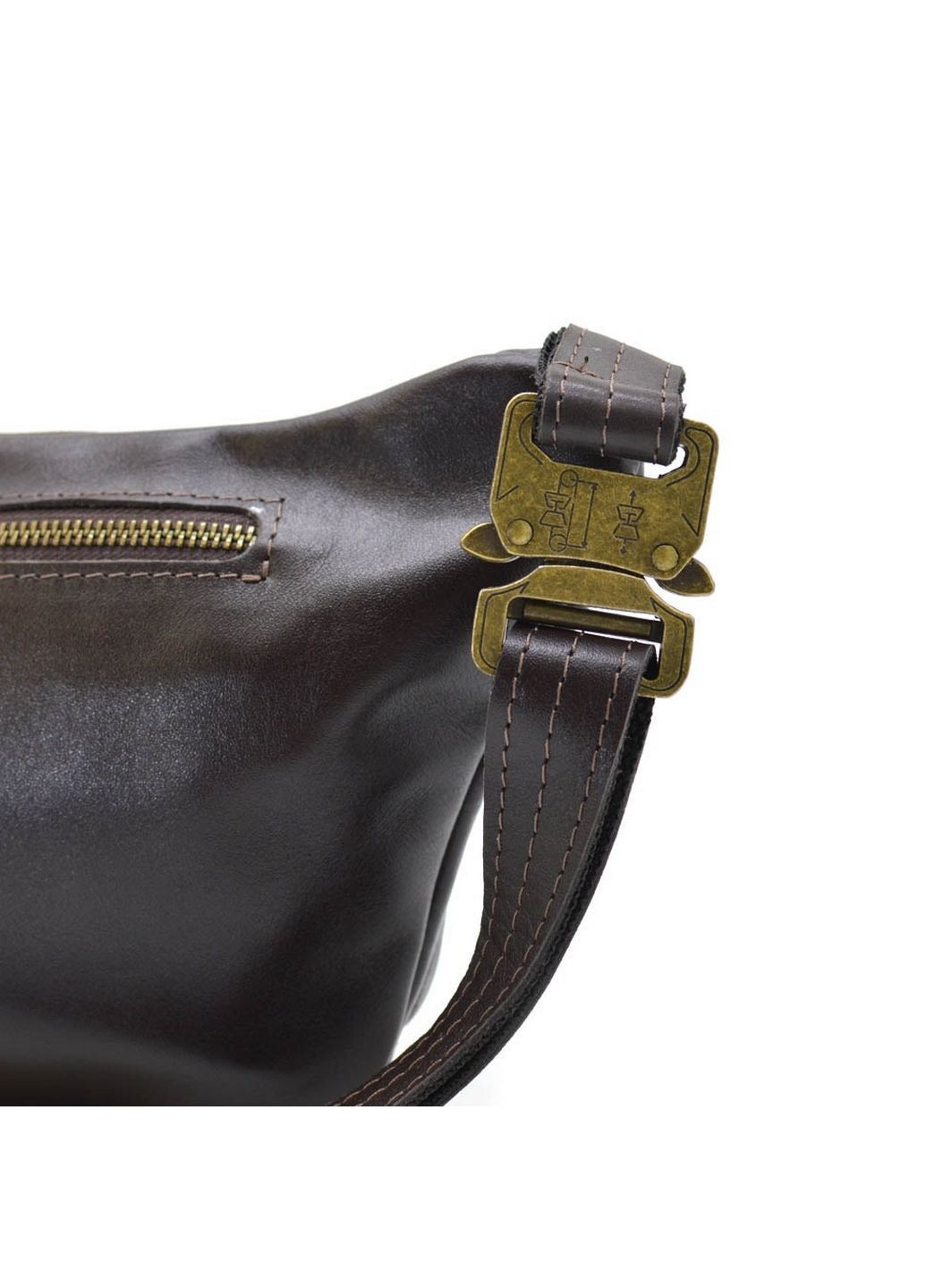 Мужская кожаная сумка на пояс 14х29х5 см TARWA (315870000)