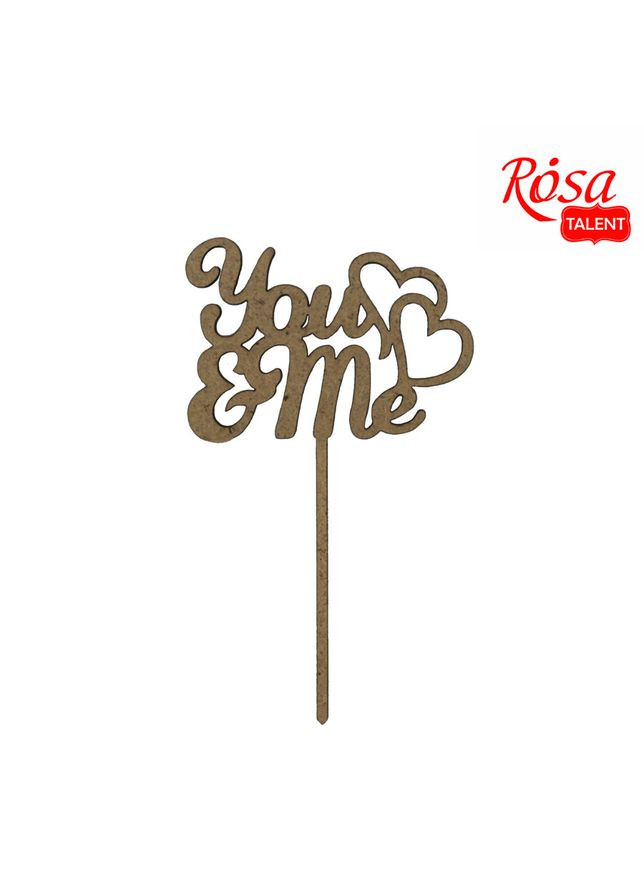 Заготовка топер You&Me, ДВП, 10х6см, 5шт, TALENT Rosa (340460413)