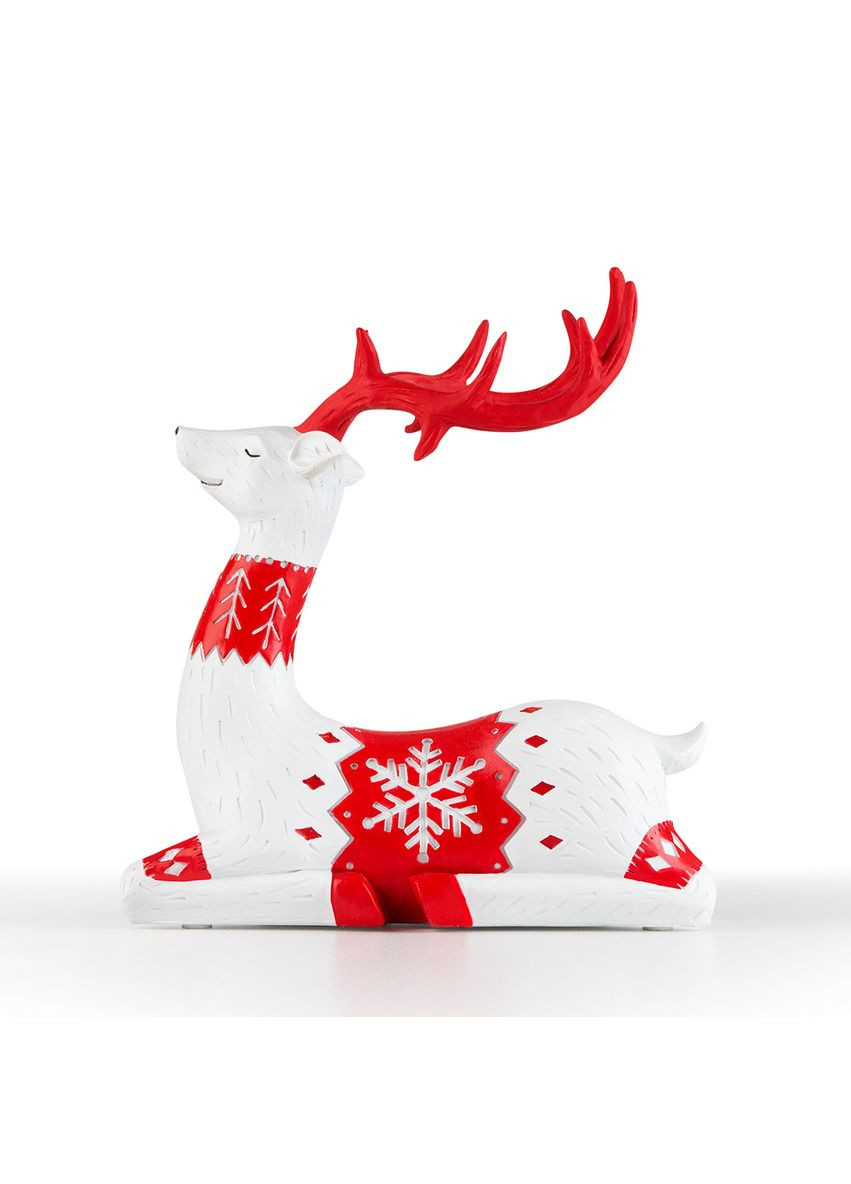 Статуетка декоративна MVM MY HOME Новодій Олень (DH-ST-15 RED) МВМ (365280853)