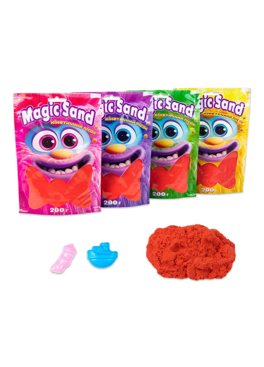 Кинетический песок для детей 3+ развивающий Magic Sand мягкий для творчества 200 г Strateg (362425537)