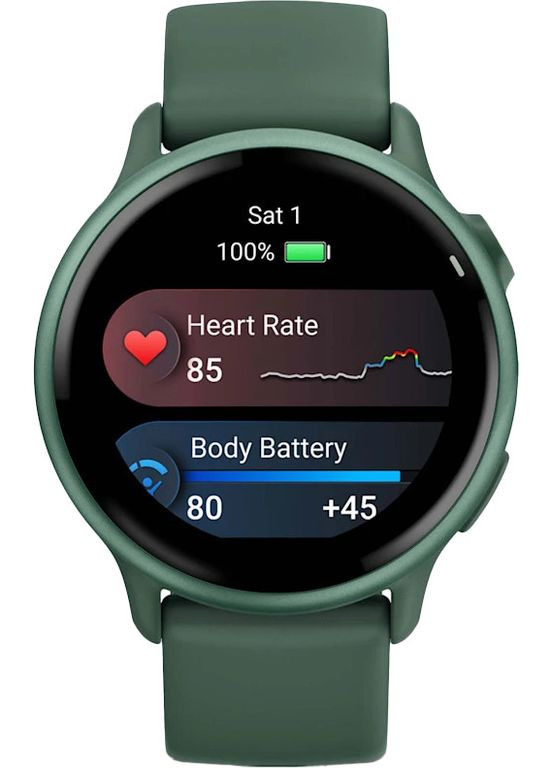 Смарт-годинник Metallic Jasper Green with Jasper Green Band (010-02985-02) Garmin Vivoactive 6 (360399746)