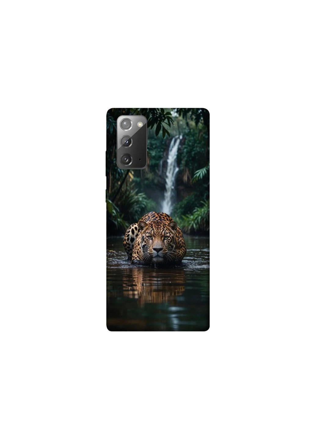 Чохол на Samsung Galaxy Note 20 Leopard in water Frontalka (353346846)