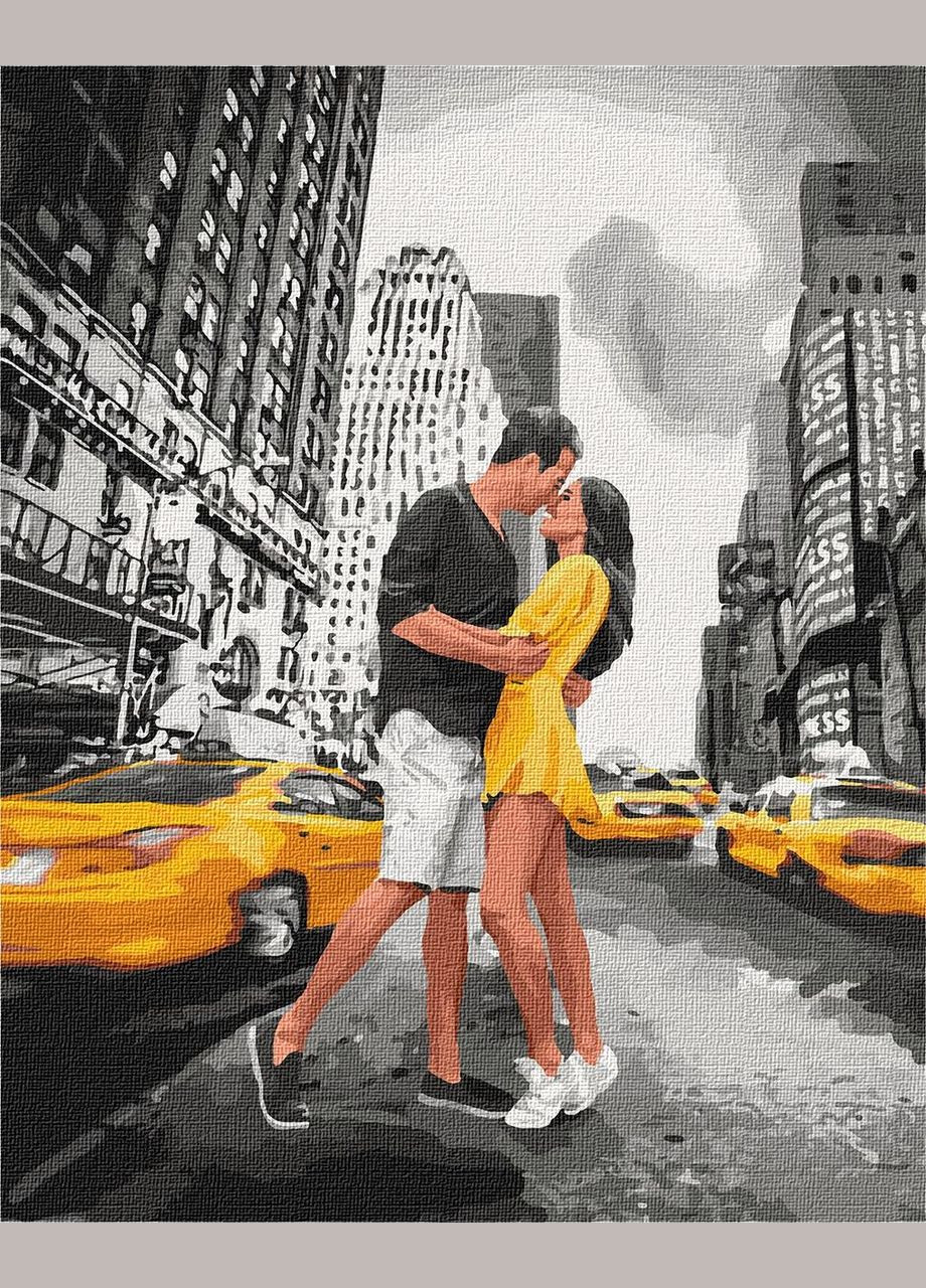 Картини за цифрами закохана пара 40х50 Картина за номерами пристрасний поцілунок Малювання за номерами романтика Ідейка KHO4664 Идейка (308988524)