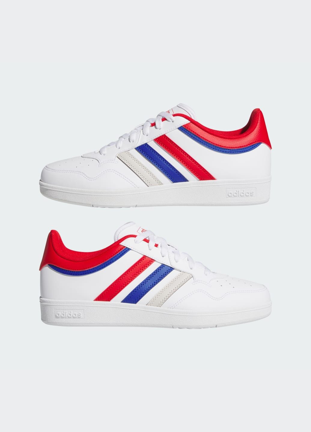 Білі літні кросівки hoops 4.0 adidas