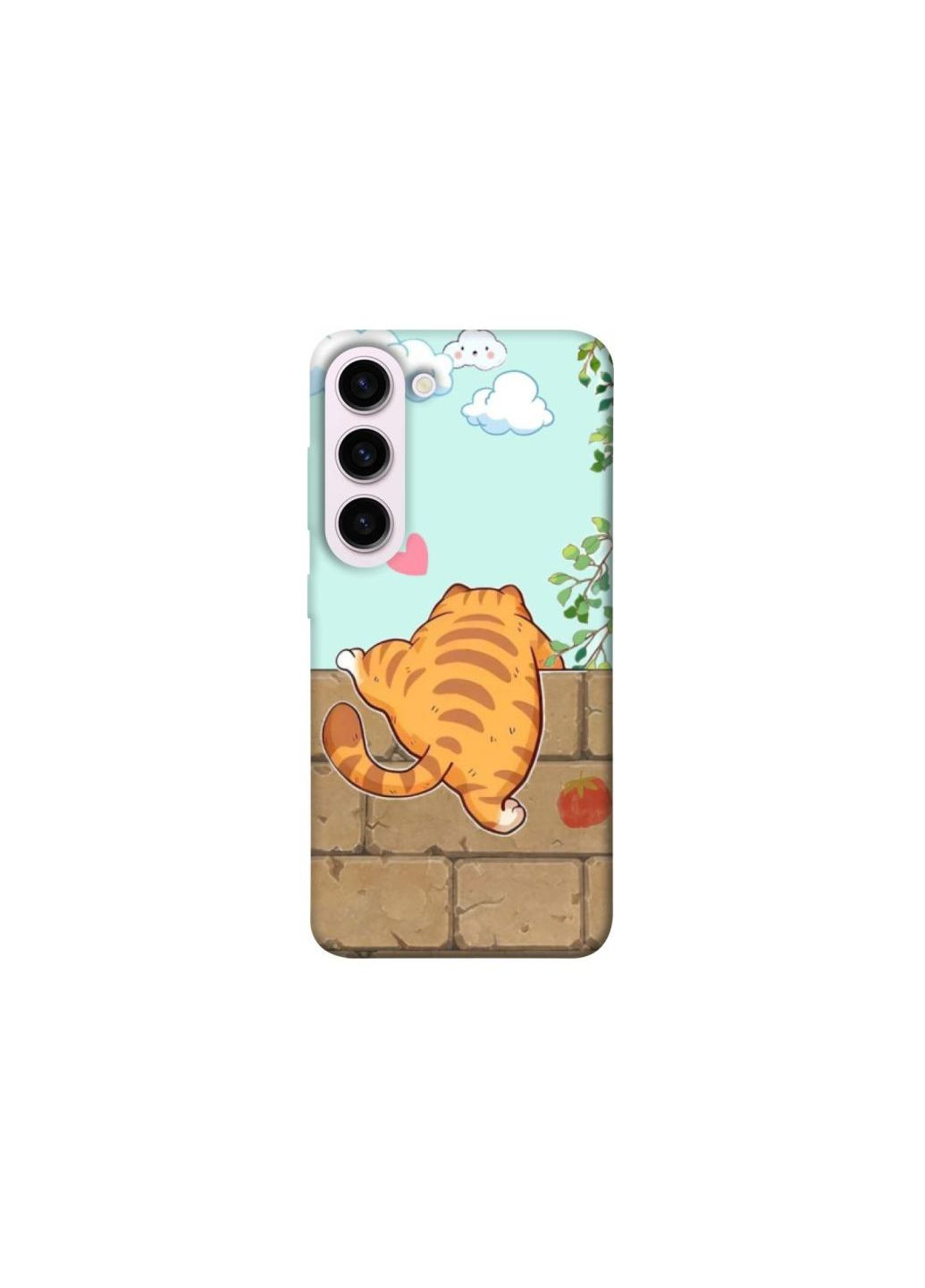 Чохол на Samsung Galaxy S23+ Cat the meow Frontalka (352205649)