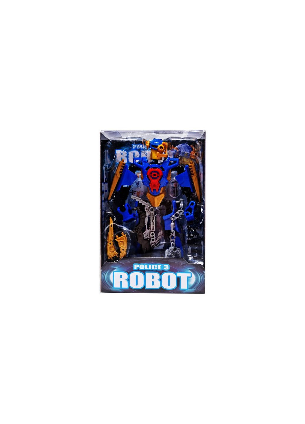 Дитяча іграшка Робот Police 3 2018-26 зі зброєю Блакитний Bambi (278075925)