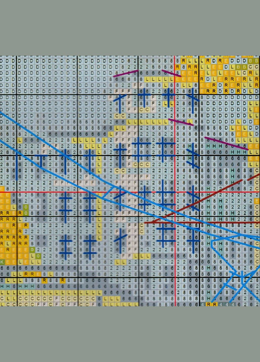 Набір для вишивання за нанесеною на канву схемою "Tram". AIDA 14CT printed 27*35 см Joy Sunday (313613318)