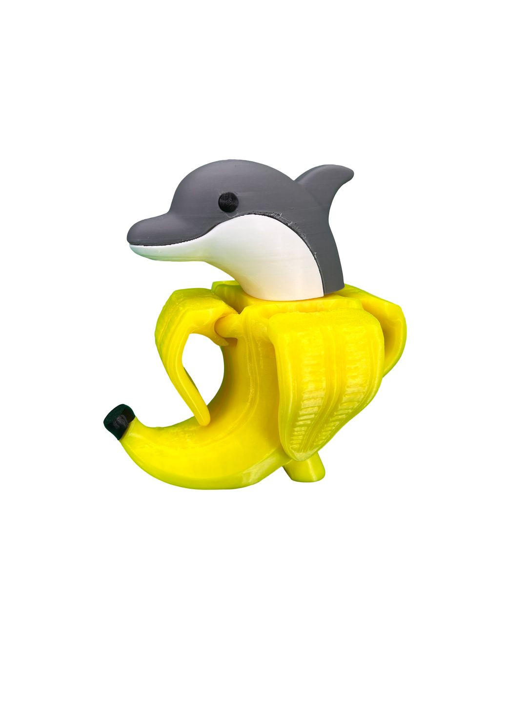 Іграшка Bananito Dolfinito Бананіто Долфініто з серії Italian Brainrot, жовта 13 см (IBR10011) DrukHouse3D (356506208)