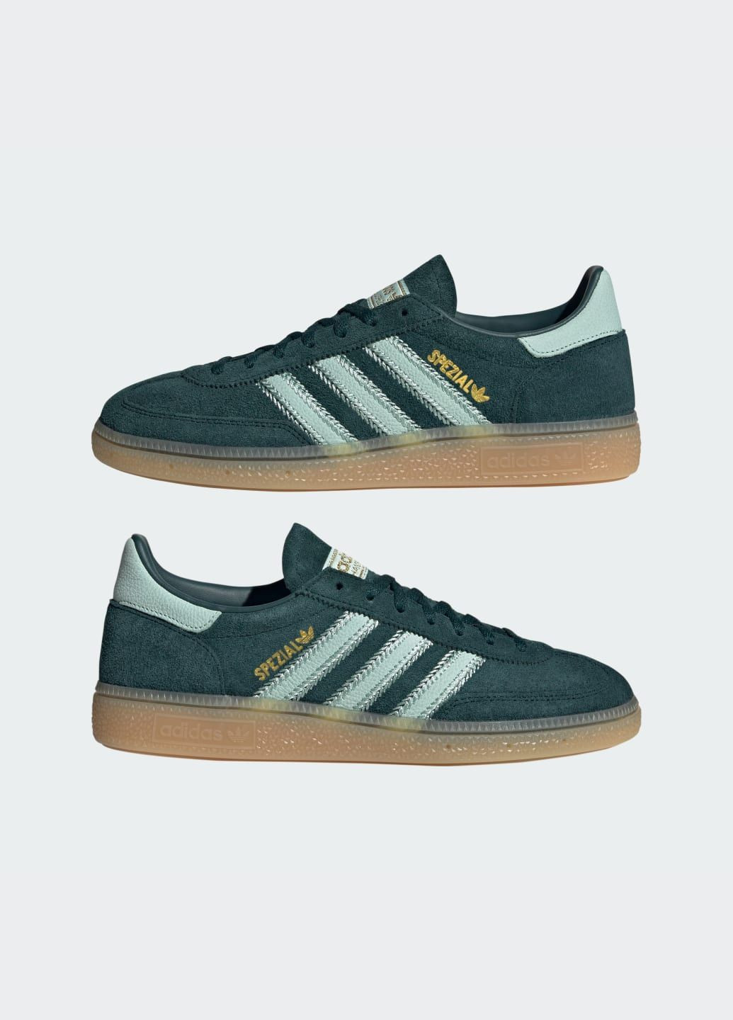 Кросівки Handball Spezial adidas зелені всесезони (338184998)